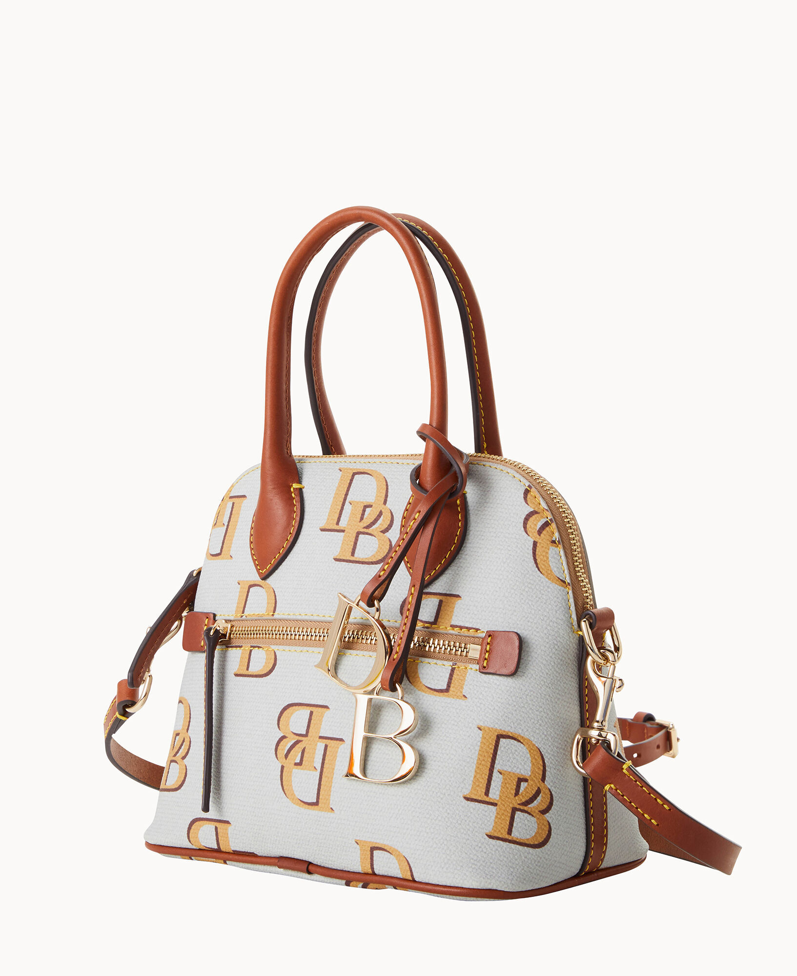 Dooney and bourke monogram satchel deals