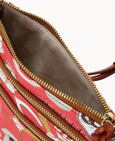 MLB Reds North South Triple Zip Crossbody