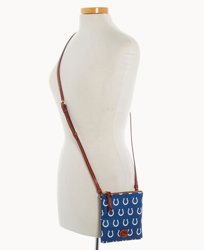 NFL Colts Small North South Top Zip Crossbody