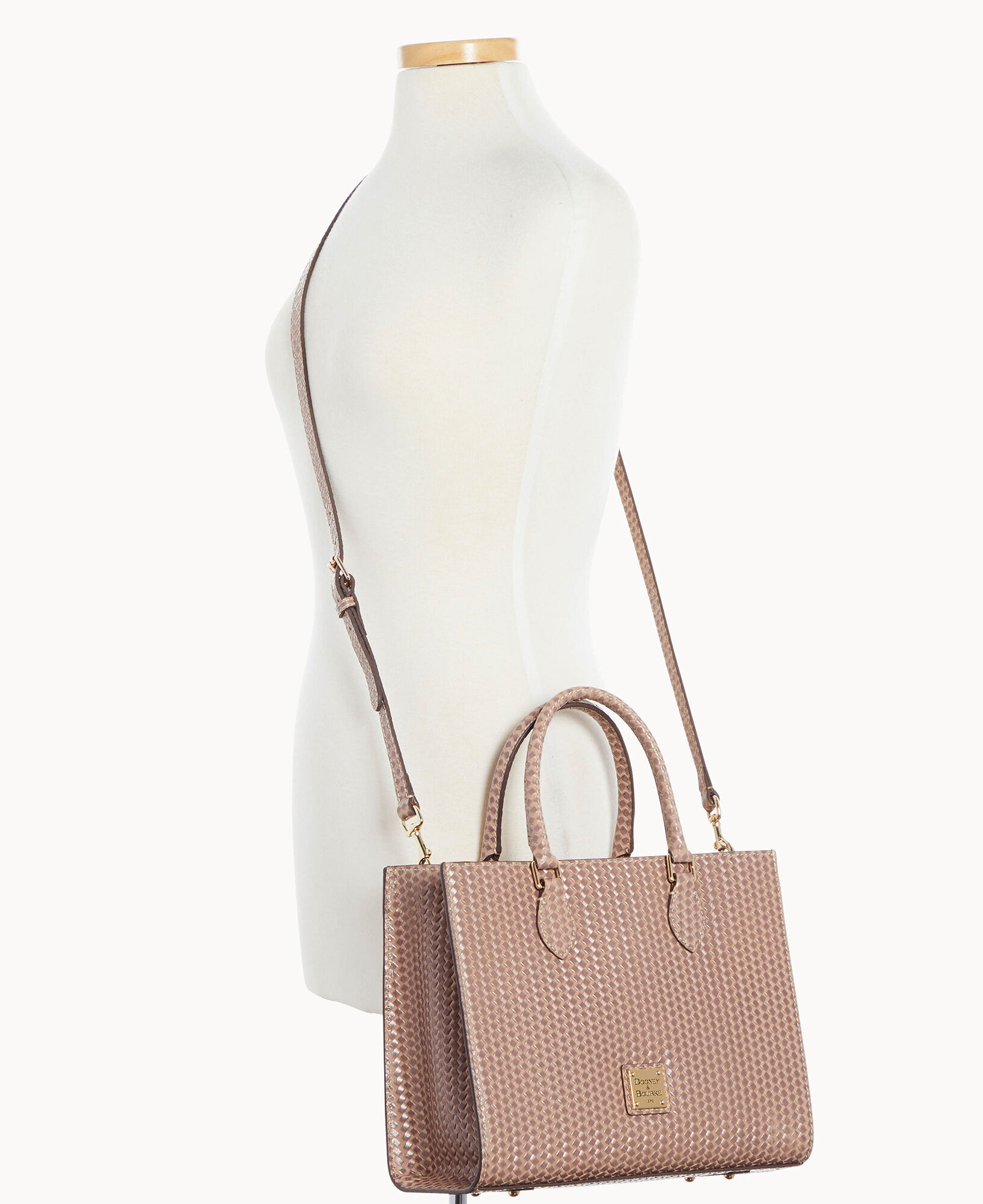 Beacon woven domed satchel discount