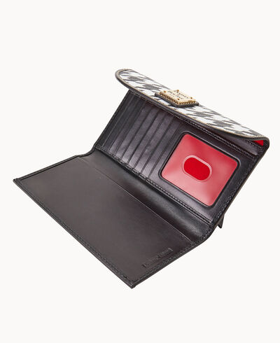 Houndstooth Continental Clutch