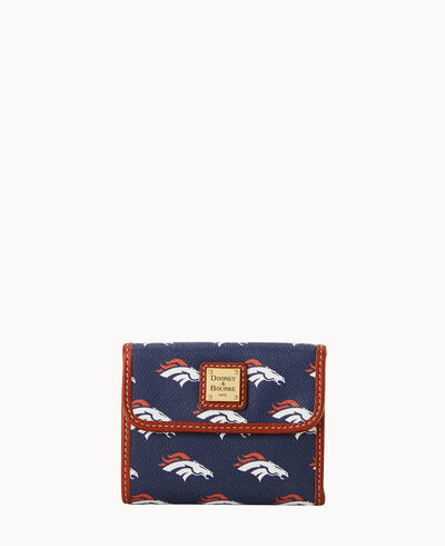 NFL Broncos Flap Credit Card Wallet