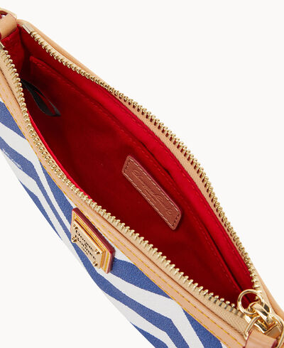 Chevron Large Slim Wristlet