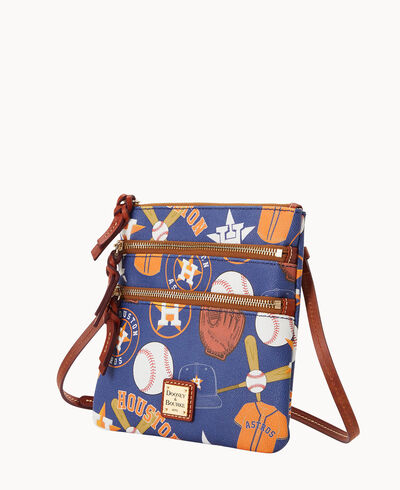 MLB Astros N S Triple Zip Crossbody