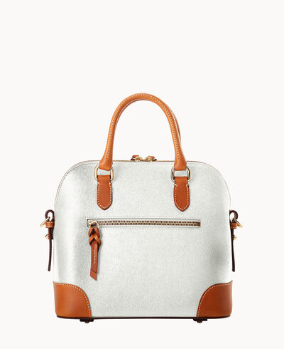 Saffiano Domed Satchel