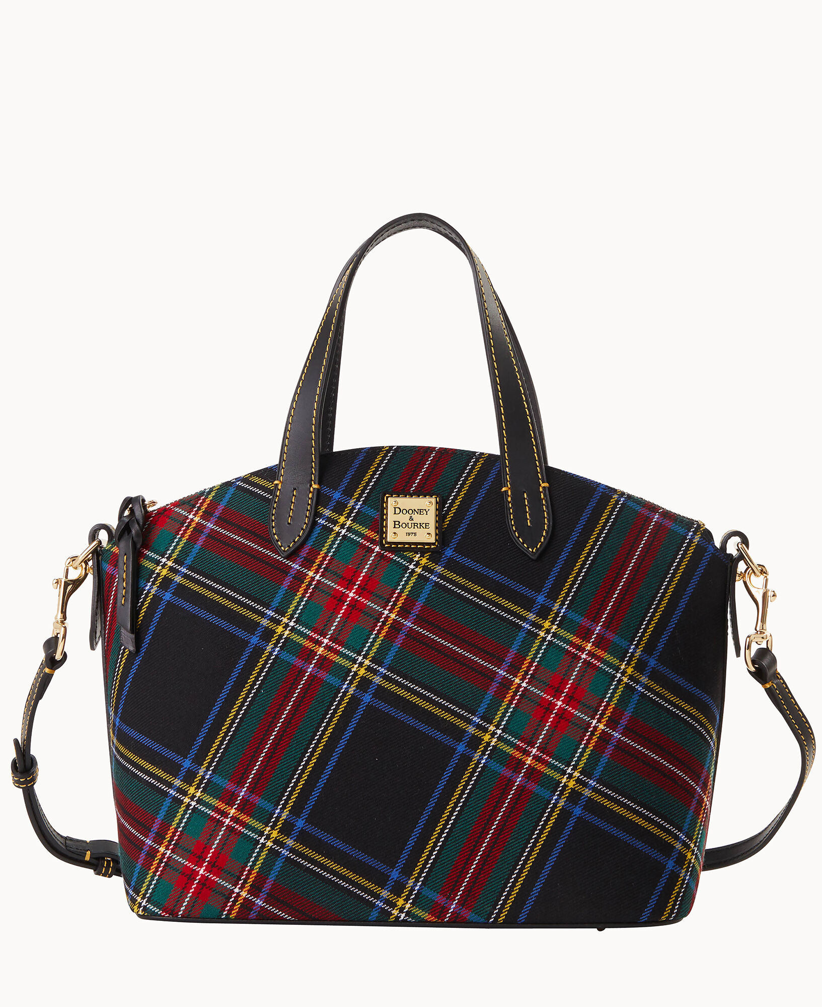 Dooney Bourke Tartan Satchel