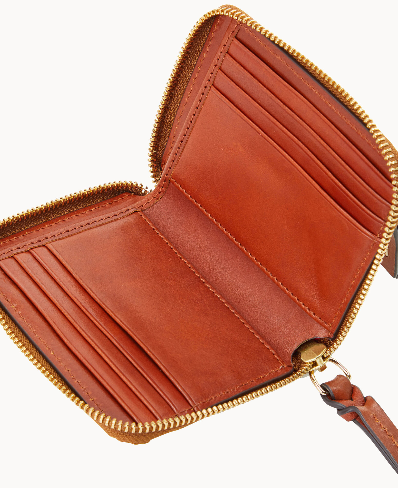 Dooney & Bourke Pebble Grain Small Zip Around