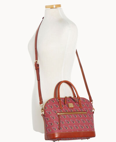 NFL AZ Cardinals Domed Zip Satchel