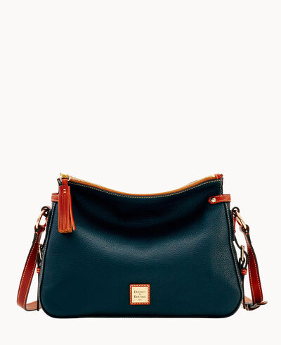 Pebble Grain Scarlett Crossbody Sac