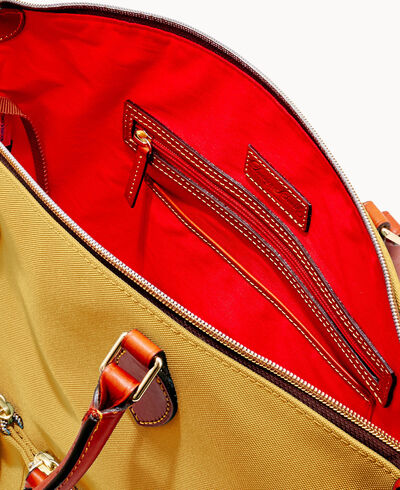 Nylon Large Pocket Satchel