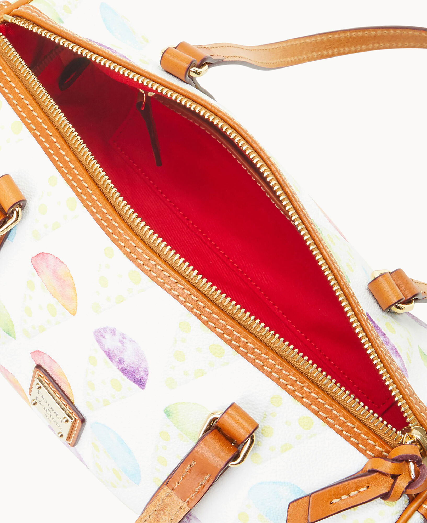 Barrel bag dooney clearance and bourke