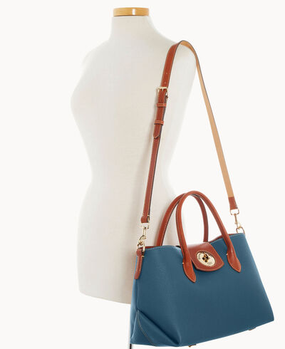 Pebble Turnlock Handle Tote 30