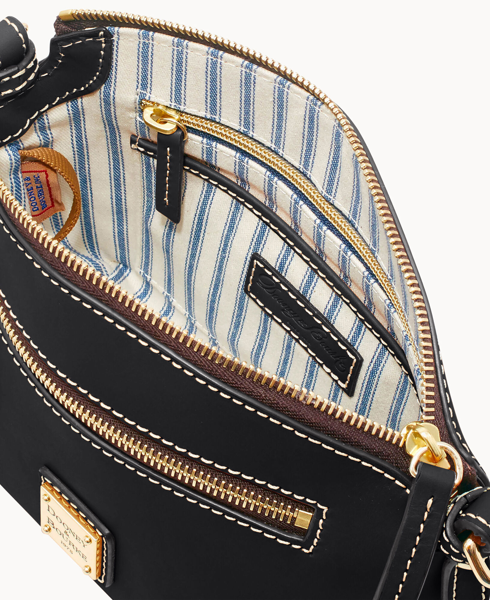 Dooney & bourke beacon domed smooth leather crossbody new arrivals