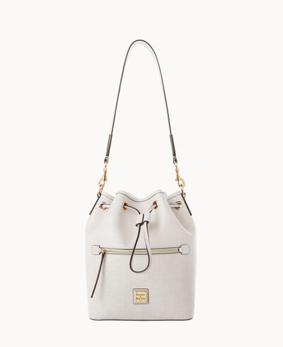 Saffiano Drawstring