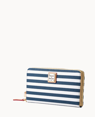 Skipper Large Zip Around Wristlet