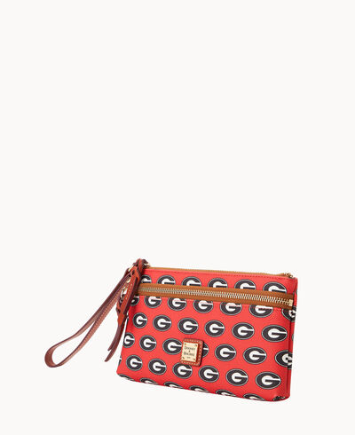 Collegiate University of Georgia Double Zip Wristlet