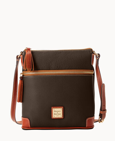 Pebble Grain Small Tassel Crossbody