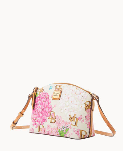 Hydrangea Monogram Suki Crossbody