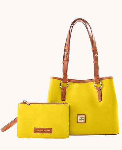 Saffiano Small Briana with Pouch
