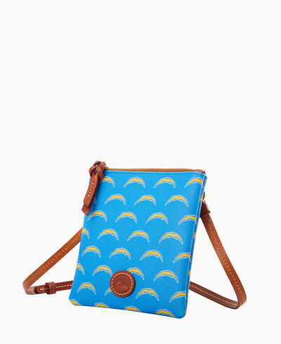 NFL Chargers Small North South Top Zip Crossbody