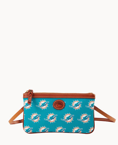 NFL Dolphins Large Slim Crossbody