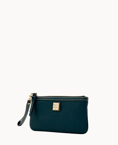 Pebble Grain Clutch Wristlet