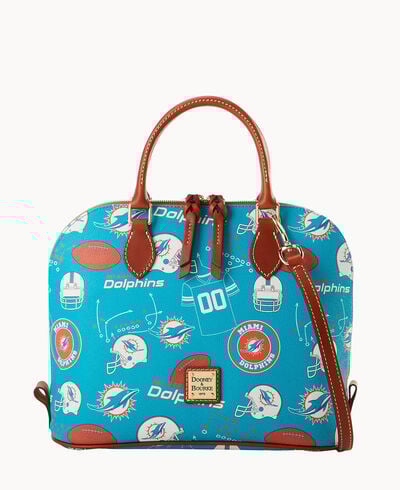 NFL Dolphins Zip Zip Satchel