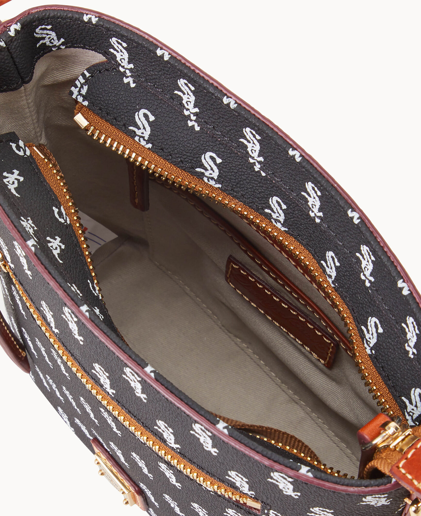Dooney Bourke MLB White Sox Small Zip Crossbody