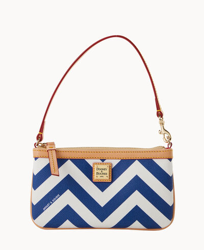 Chevron Large Slim Wristlet