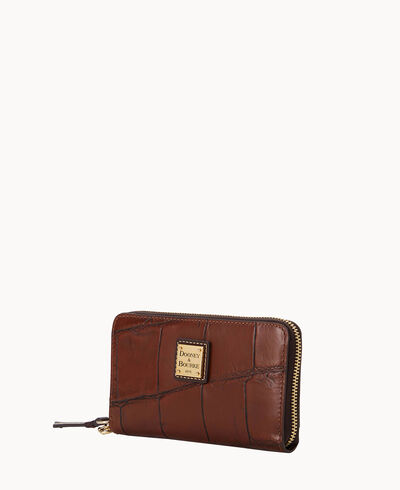 Denison Zip Around Phone Wristlet