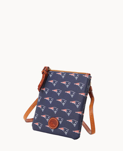 NFL Patriots Small North South Top Zip Crossbody