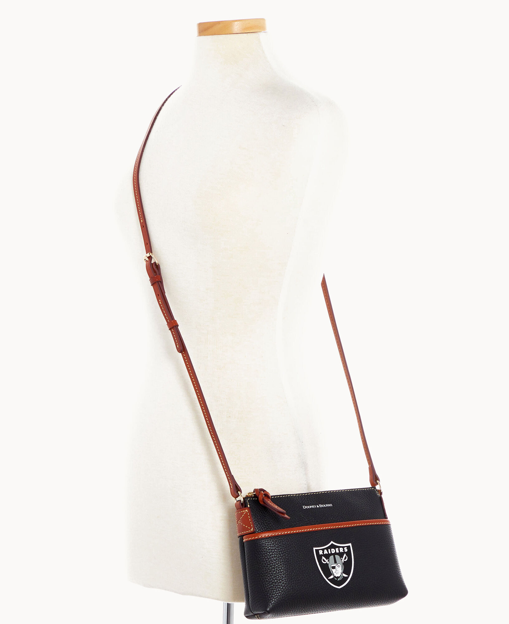 Dooney Bourke NFL Raiders Ginger Crossbody