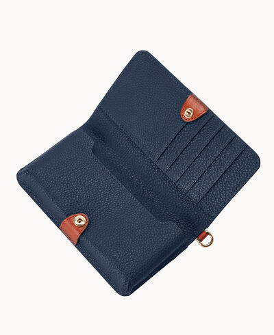 Pebble Grain Fey Phone Wristlet