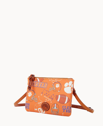 Collegiate Clemson Top Zip Crossbody