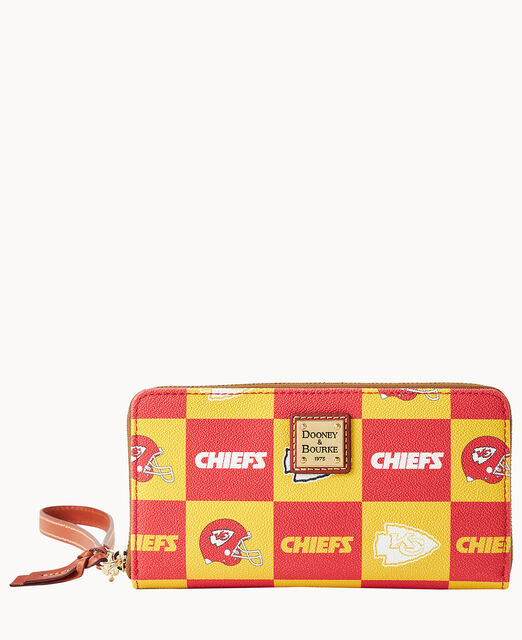 NFL Chiefs Large Zip Around Wristlet