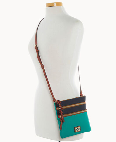 NFL Jets Triple Zip Crossbody