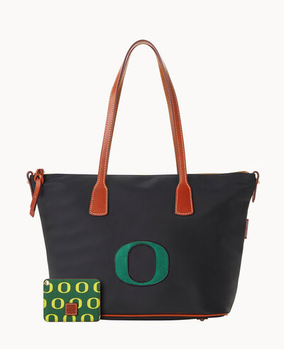Collegiate Oregon Top Zip Tote
