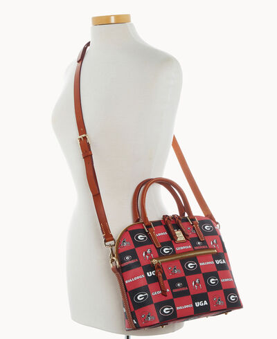 Collegiate University of Georgia Domed Zip Satchel