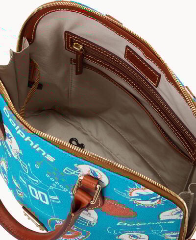 NFL Dolphins Zip Zip Satchel