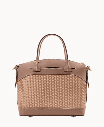 Beacon Woven Domed Satchel