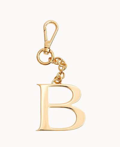 Monogram Pendant Key Chain Letter B