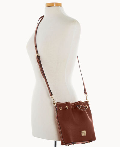 Saffiano Small Drawstring