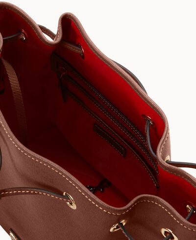 Saffiano Drawstring