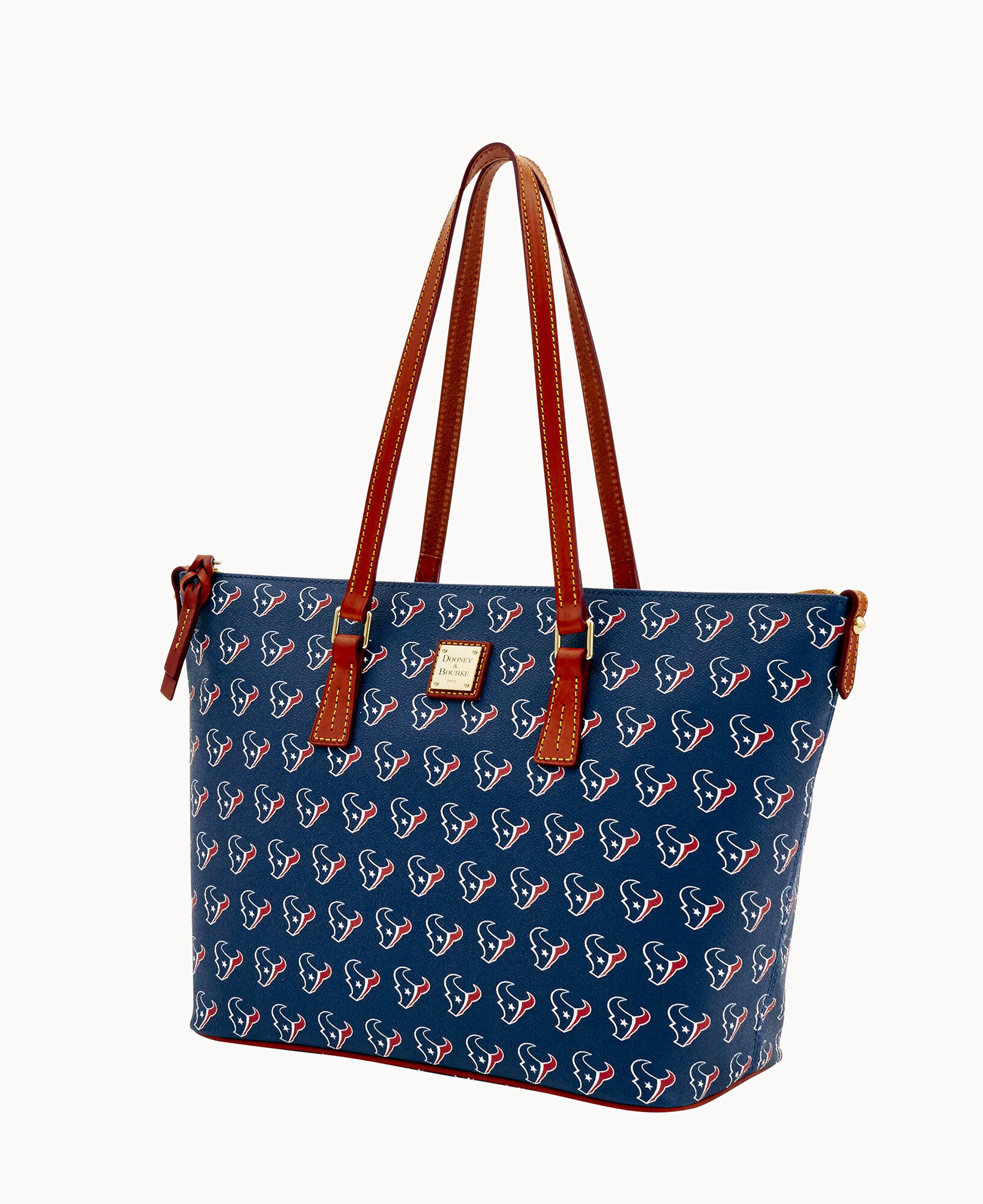Dooney and bourke zip top shopper sale