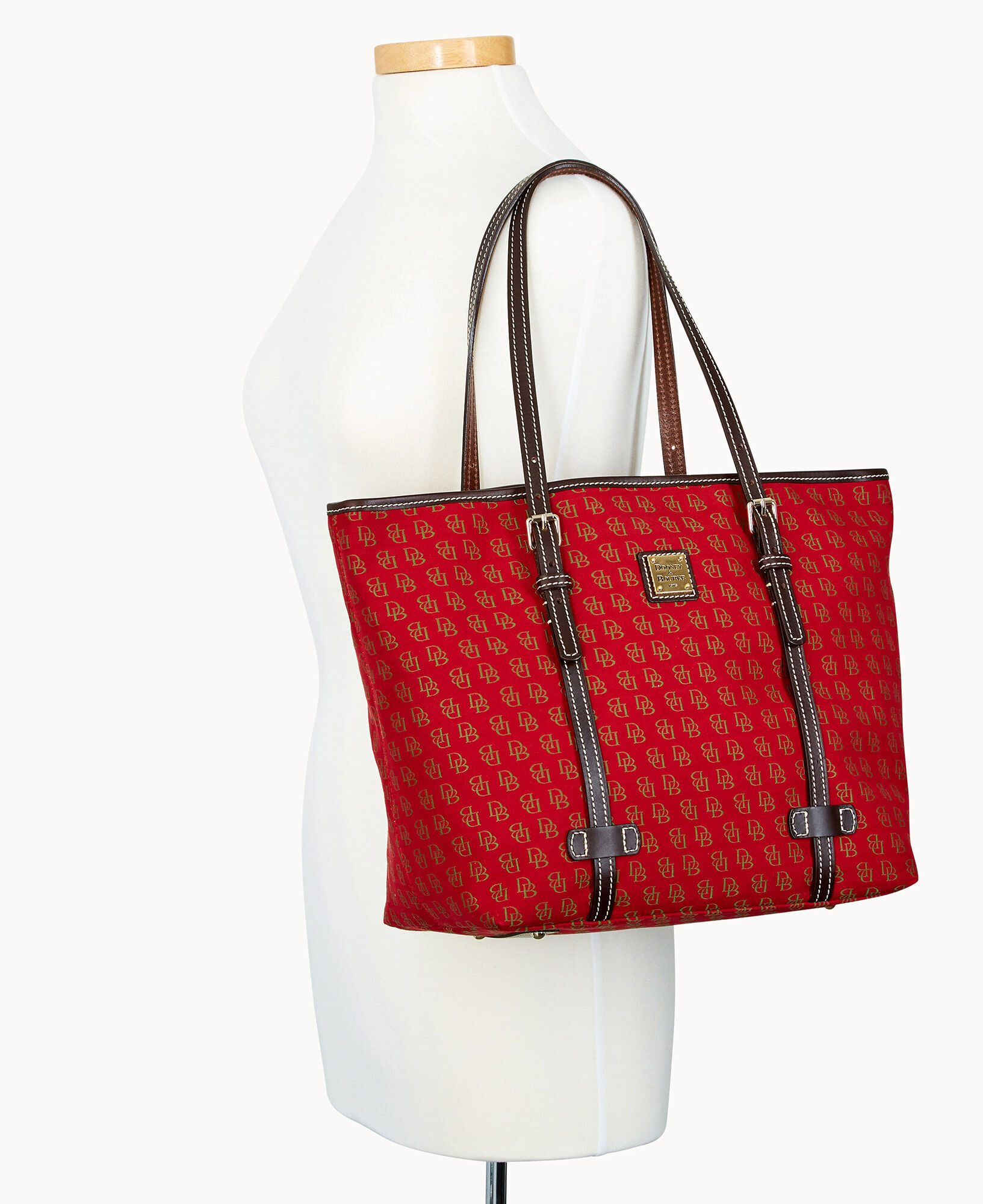 Dooney Bourke Mini Signature East West Shopper Flap Wristlet