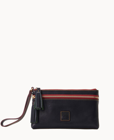 Florentine Double Zip Wristlet
