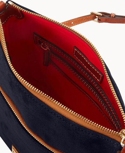 Suede Tassel Crossbody