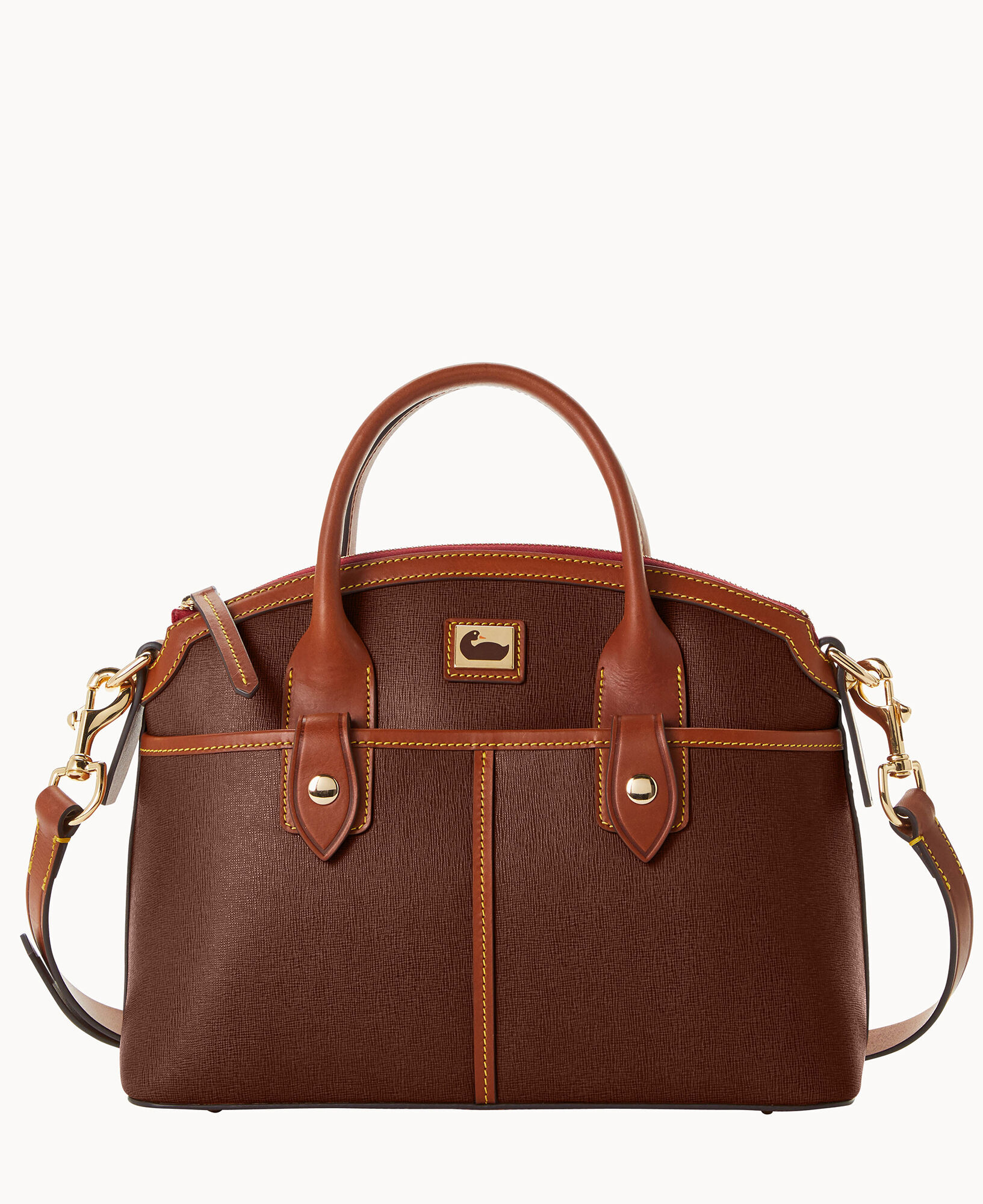 Dooney u0026 Bourke Camden Saffiano Domed Satchel
