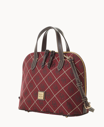 Maxi Quilt Zip Zip Satchel
