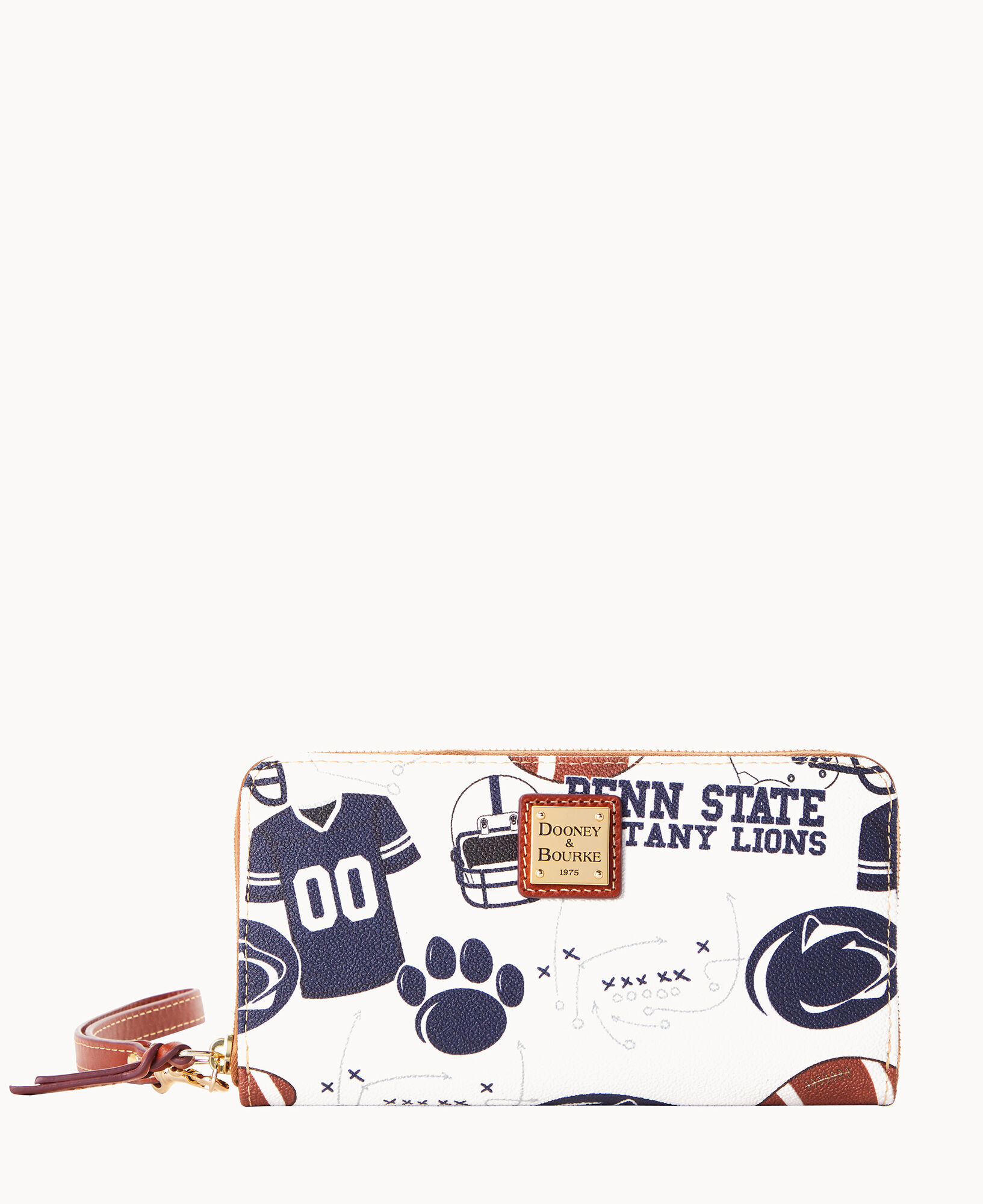 Collegiate Penn State University Large Zip Around Wristlet